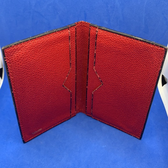 Valextra Accessories - Authentic Valextra V2L03 Leather Card Case Red Col VEOO